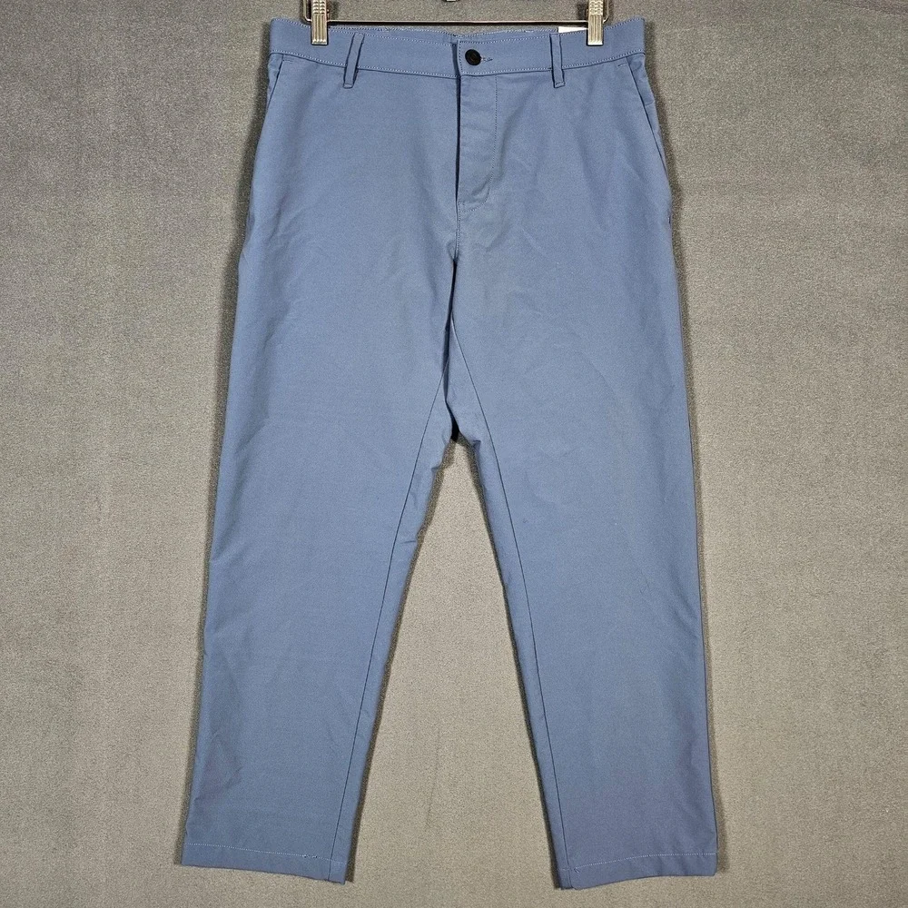Banana Republic Pants Mens 32x30 Blue Slim Fit Stretch Microfiber Chino Casual